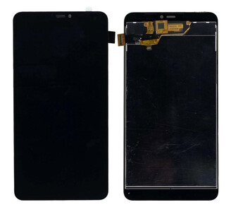 Lcd With Touch Screen For Microsoft Lumia 640 Xl Dual Sim Black By - Maxbhi Com