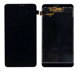 Lcd With Touch Screen For Microsoft Lumia 640 Xl Lte Dual Sim Black By - Maxbhi Com