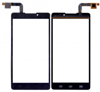 Touch Screen Digitizer For Panasonic P81 Black By - Maxbhi Com