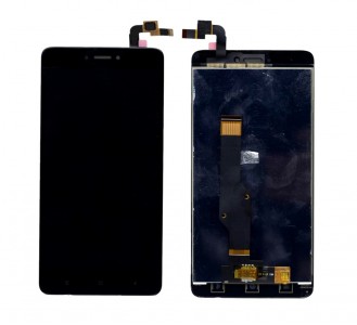 Lcd With Touch Screen For Xiaomi Redmi Note 4black By - Maxbhi Com