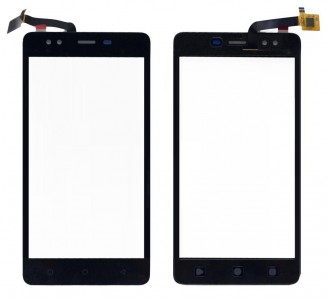 Touch Screen Digitizer For Intex Aqua Selfie Black By - Maxbhi Com