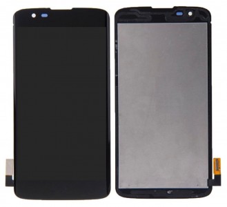 Lcd With Touch Screen For Lg Tribute 5 White By - Maxbhi Com