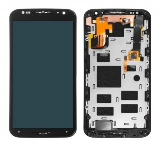 Lcd With Touch Screen For Motorola Moto X 2014 Black By - Maxbhi Com