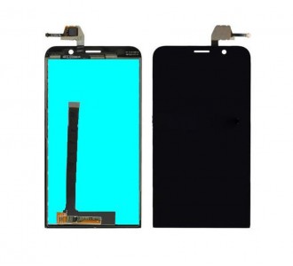 Lcd With Touch Screen For Asus Zenfone 2 Deluxe Special Edition Silver By - Maxbhi Com