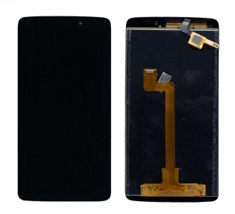 Lcd With Touch Screen For Panasonic Eluga Switch Black By - Maxbhi Com