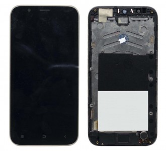 Lcd With Touch Screen For Karbonn Aura White By - Maxbhi Com