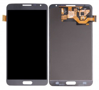 Lcd With Touch Screen For Samsung Galaxy Note 3 Neo Dual Sim Smn7502 Black By - Maxbhi Com