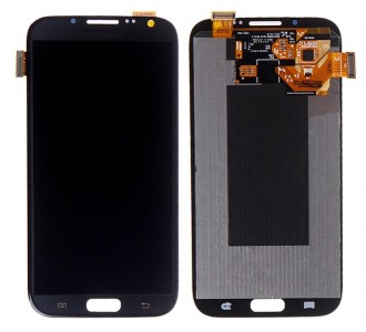 Lcd With Touch Screen For Samsung Galaxy Note Ii Schi605 Grey By - Maxbhi Com
