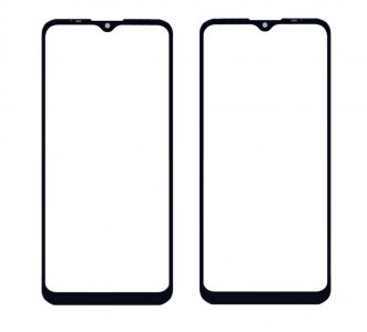 Replacement Front Glass For Motorola Moto E7 Power Black By - Maxbhi Com