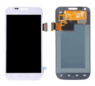 Lcd With Touch Screen For Samsung Galaxy S Ii T989 White By - Maxbhi Com