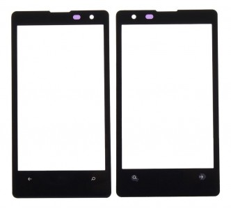 Replacement Front Glass For Nokia Lumia 1020 Black By - Maxbhi Com