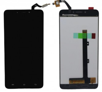 Lcd With Touch Screen For Micromax Bharat 5 Pro Black By - Maxbhi Com