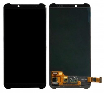 Lcd With Touch Screen For Xiaomi Black Shark Helo Black By - Maxbhi Com