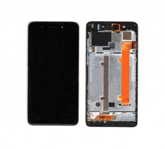 Lcd With Touch Screen For Lava Iris 860 Grey By - Maxbhi Com