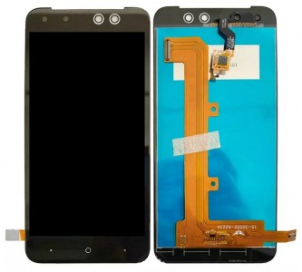 Lcd With Touch Screen For Itel S12 Silver By - Maxbhi Com