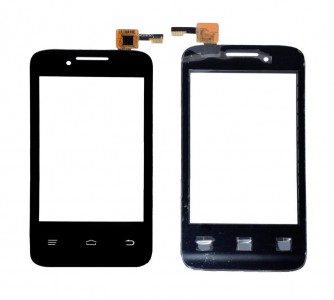 Touch Screen Digitizer For Intex Aqua V5 Black By - Maxbhi Com