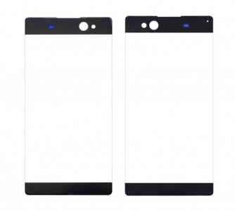 Replacement Front Glass For Sony Xperia Xa Ultra Dual Black By - Maxbhi Com