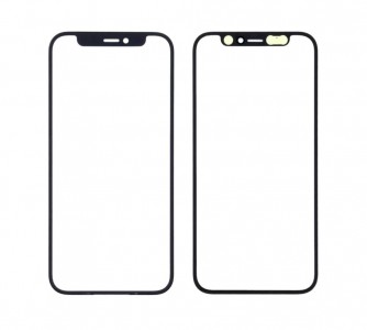 Replacement Front Glass For Apple Iphone 12 Pro Max Blue By - Maxbhi Com