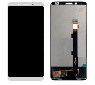 Lcd With Touch Screen For Oppo A75s White By - Maxbhi Com
