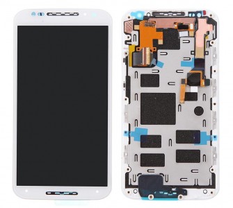 Lcd With Touch Screen For Motorola Moto X2 Black By - Maxbhi Com