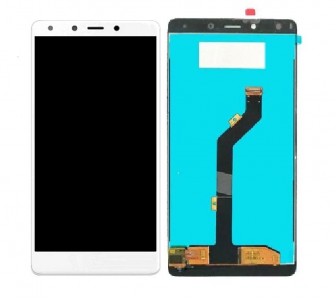 Lcd With Touch Screen For Infinix Zero 4 Plus Silver By - Maxbhi Com