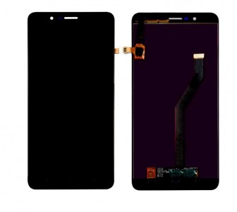 Lcd With Touch Screen For Zte Blade Z Max Z982 White By - Maxbhi Com