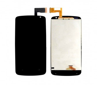Lcd With Touch Screen For Htc Desire 500 Black By - Maxbhi Com