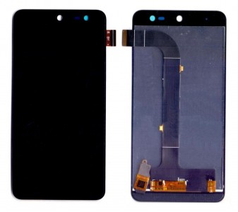 Lcd With Touch Screen For Micromax Canvas Nitro 3 E455 Black By - Maxbhi Com