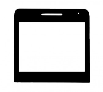 Replacement Front Glass For Motorola Ex226 Black By - Maxbhi.com