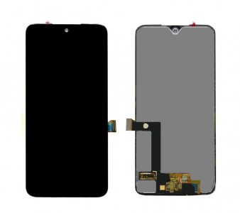 Lcd With Touch Screen For Motorola Moto G7 Plus Black By - Maxbhi Com