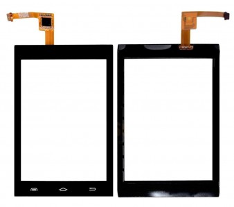 Touch Screen Digitizer For Intex Aqua T2 Black By - Maxbhi Com