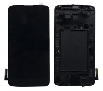 Lcd With Touch Screen For Lg K7 8gb Black By - Maxbhi Com