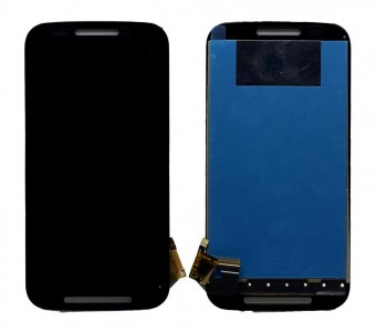 Lcd With Touch Screen For Motorola Moto E Xt1021 Black By - Maxbhi Com