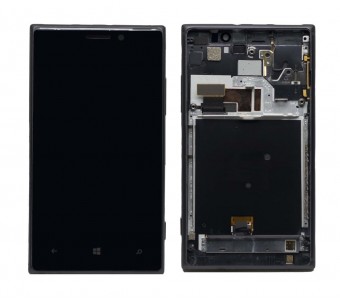 Lcd With Touch Screen For Nokia Lumia 925 Black By - Maxbhi Com