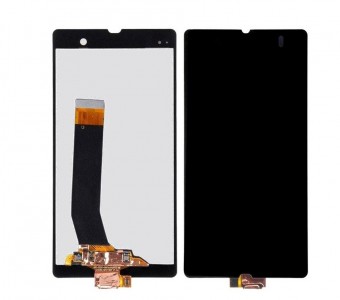 Lcd With Touch Screen For Sony Xperia Z Lt36 White By - Maxbhi Com