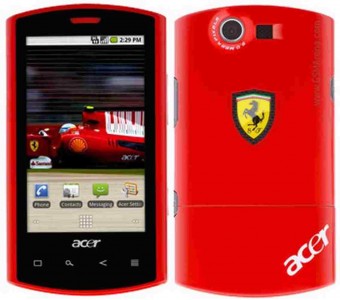 LCD with Touch Screen for Acer Liquid E Ferrari Edition - Red