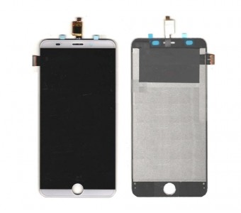 Lcd With Touch Screen For Intex Aqua View White By - Maxbhi Com