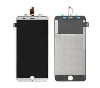 Lcd With Touch Screen For Intex Aqua View White By - Maxbhi Com