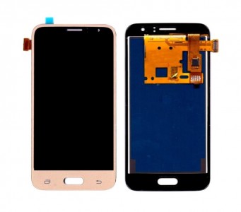 Lcd With Touch Screen For Samsung Galaxy J1 2016 Gold By - Maxbhi Com