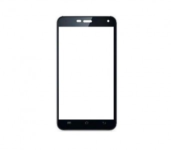 Replacement Front Glass For Vivo X1 Black By - Maxbhi Com