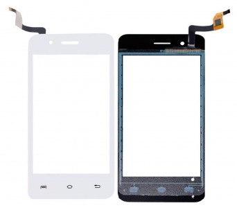 Touch Screen Digitizer For Lava Iris Atom X White By - Maxbhi Com