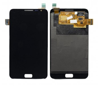 Lcd With Touch Screen For Samsung Galaxy Note N7000 Black By - Maxbhi Com