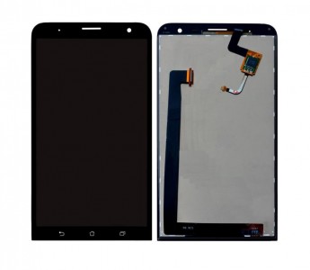 Lcd With Touch Screen For Asus Zenfone 2 Laser Ze601kl Silver By - Maxbhi Com
