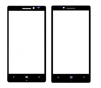 Replacement Front Glass For Nokia Lumia 930 Black By - Maxbhi Com