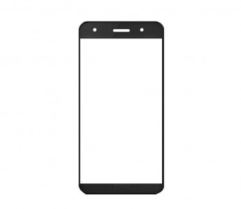 Replacement Front Glass For Infinix Hot 5 Lite Black By - Maxbhi Com