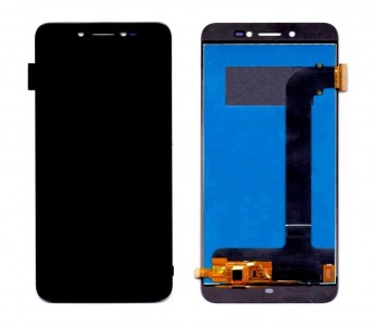 Lcd With Touch Screen For Panasonic P88 Grey By - Maxbhi Com