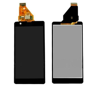 Lcd With Touch Screen For Sony Xperia Zr Black By - Maxbhi Com