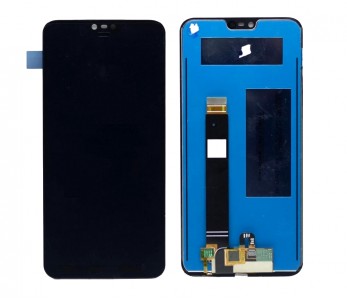 Lcd With Touch Screen For Nokia 6 1 Plus Black By - Maxbhi Com