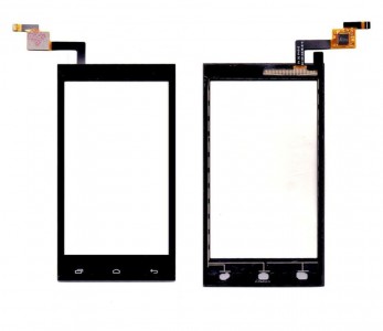Touch Screen Digitizer For Intex Aqua 3g Pro Black By - Maxbhi Com