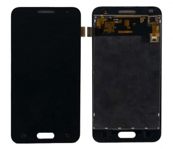 Lcd With Touch Screen For Samsung Galaxy Core 2 Duos Black By - Maxbhi Com